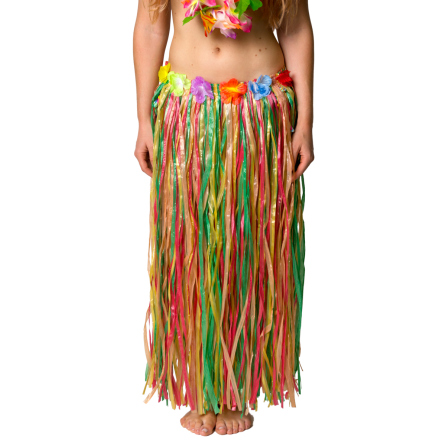 Hawaiikjol, flerfärgad lång