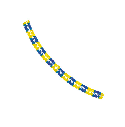 Girlang, blå/gul 6 m