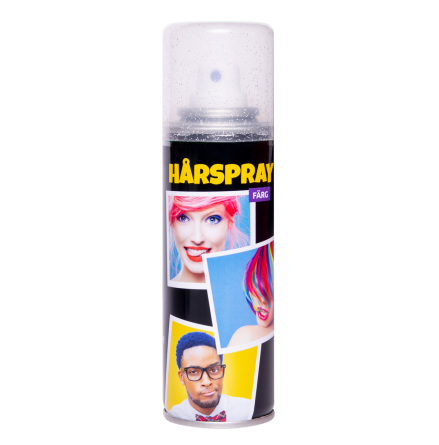 Hrspray, silverglitter