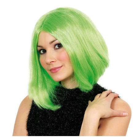 Peruk, celebrity grön