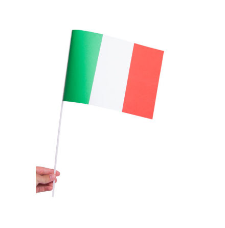 Pappersflagga, Italien 27x20 cm