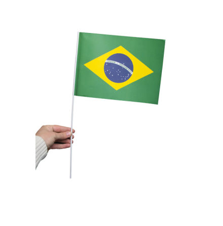 Pappersflagga, Brasilien 27x20 cm