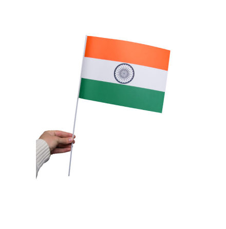 Pappersflagga, Indien 27x20 cm
