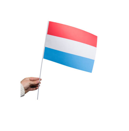 Pappersflagga, Luxemburg 27x20cm