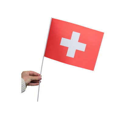 Pappersflagga, Schweiz 27x20 cm