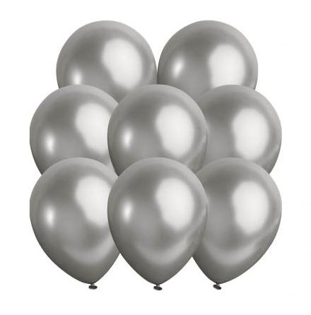 Ballonger, metallic silver 10 st