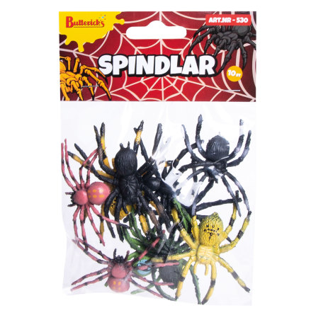 Spindlar, färgade 10 st
