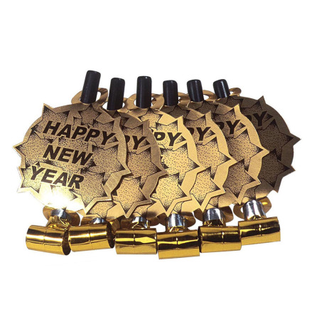 Blåsormar, happy new year guld