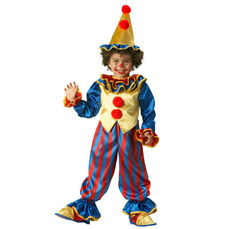 Barndräkt, clown 134/140 cl