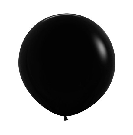 Ballong, jumbo svart 90 cm 1 st