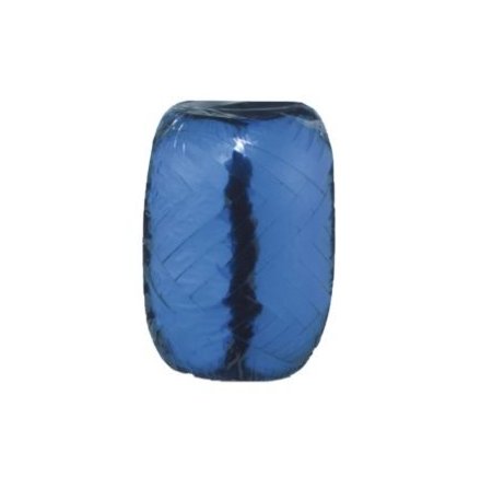 Ballongsnöre, metallic blå 20 m x 5 mm