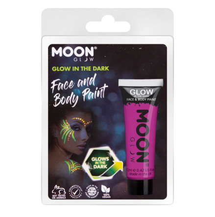 Glow in the dark i tub, lila blister 12 ml