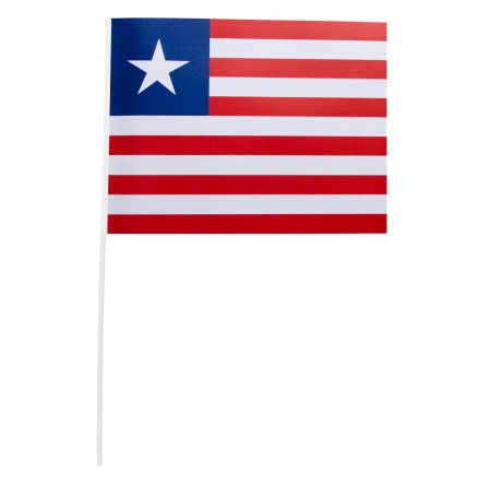 Pappersflagga, Liberia 27x20 cm