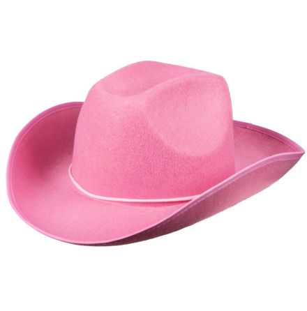 Cowboyhatt, rodeo rosa