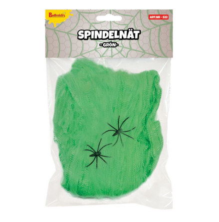 Spindelnät, grön 20 gr