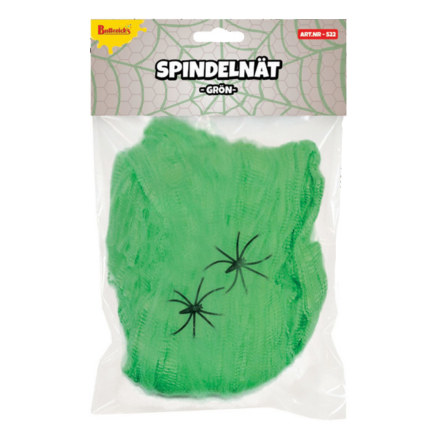 Spindelnt, grn sjlvlysande 20 gr