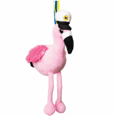 Studentnalle, flamingo 15 cm