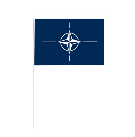 Pappersflagga, NATO 27x20 cm