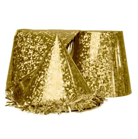 Partyhattar, glitter guld