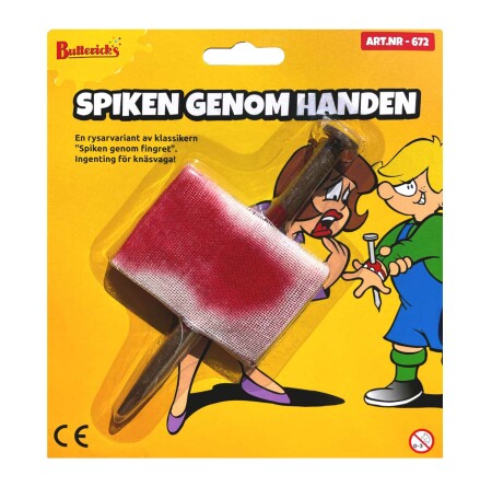 Spiken genom handen