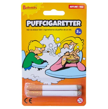 Puffcigaretter, 2 st