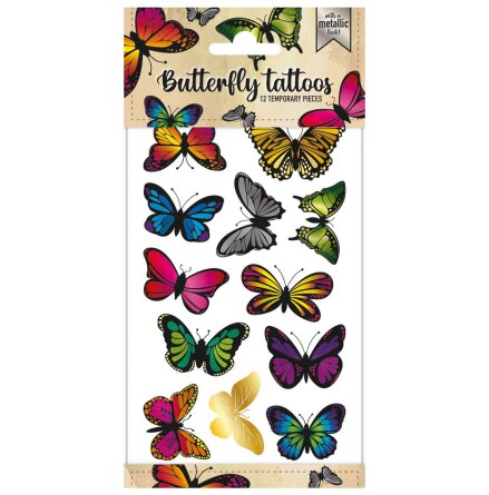 Tatueringar, fjärilar
