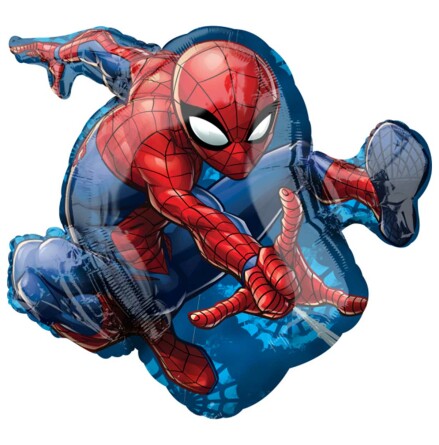 Folieballong, spiderman 43x73cm