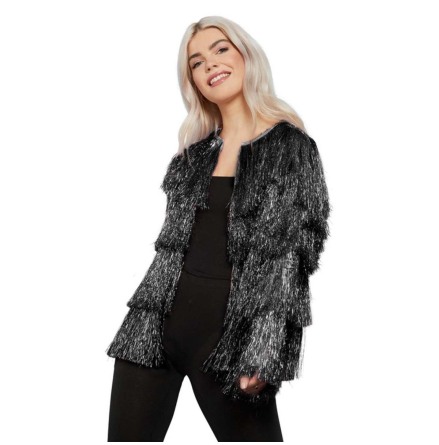Glitterjacka, Fever svart L/XL