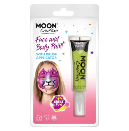 Moon Smink i tub med borste, limegrn 15 ml