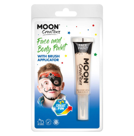 Moon Smink i tub med borste, beige 15 ml