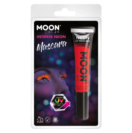 Moon Mascara neon UV, röd 15 ml