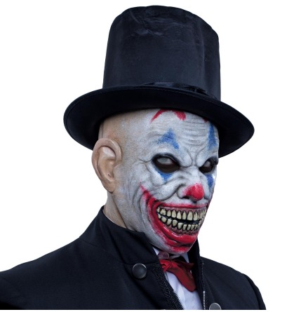 Mask, Ghoulish Joker Clown