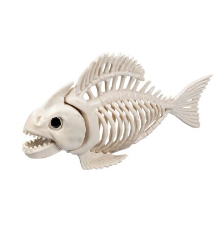 Prop, skelett fisk 24 cm